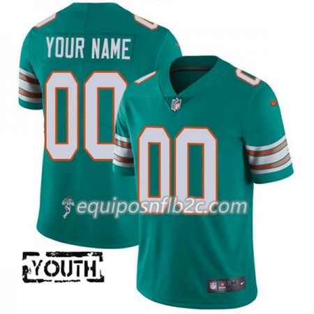 Camiseta Niño NFL Miami Dolphins Personalizar Aqua